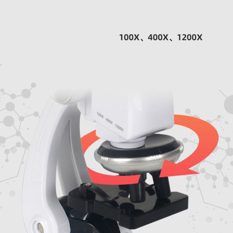 Early Education Biological Science 1200X Microscope Science And Education Toy Set For Children S