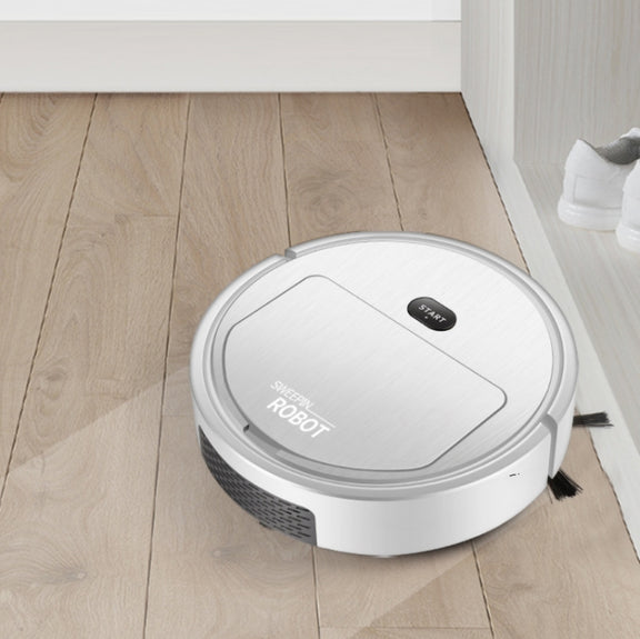 Household Automatic Smart Charging Sweeping Robot, Specification: 3 in 1���White���