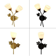 6014 Iron Wall Lights LED Bedroom Bedside Lights Postmodern Corridor Trump Light Hotel Restaurant Lighting, Power source: 5W White Light( Black Single Head)