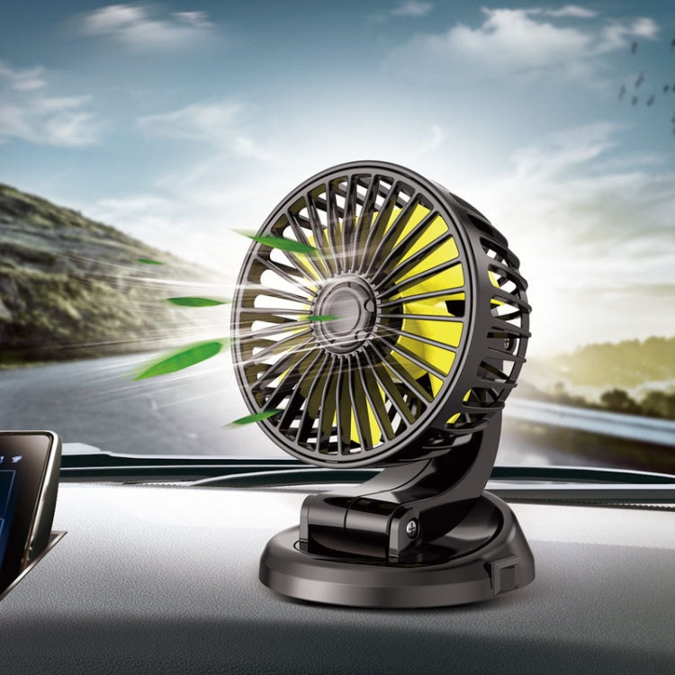 F409 Car Fan General Car Shaking Head Fan(USB Interface 5V)