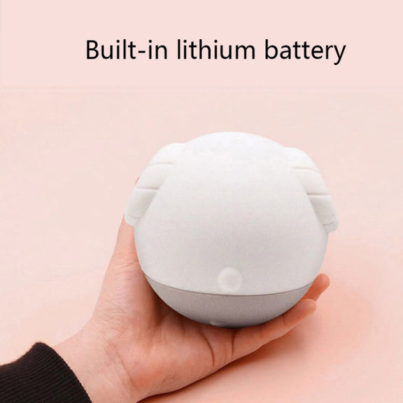 ZD-26 Silicone Children With Sleep Pat Night Light, Colour: Warm Light
