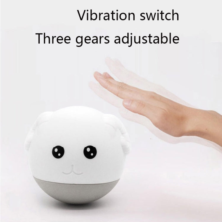 ZD-26 Silicone Children With Sleep Pat Night Light, Colour: Colorful