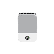 DQ205 Summer Mini Hanging Neck Fan USB Portable Student Silent High Wind Bladeless Fan(White)