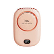 DQ203 Lazy Hanging Neck Fan USB Mini Desktop Large Wind Fan(Pink) - Electric Fans by PMC TechLife | Online Shopping South Africa | PMC TechLife | Buy Now Pay Later Mobicred