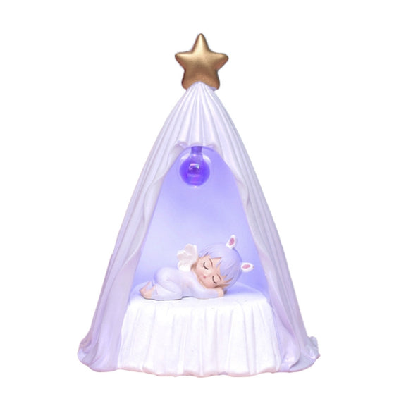 B82880 Room Decoration Atmosphere Night Light Bedside Lamp Ornaments, Size: Large(Pink)