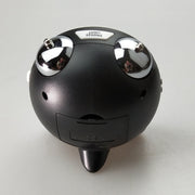 0705 Big Volume Simple Three-Dimensional LED Alarm Clock Mute Luminous Electronic Clock(Black Shell Orange)