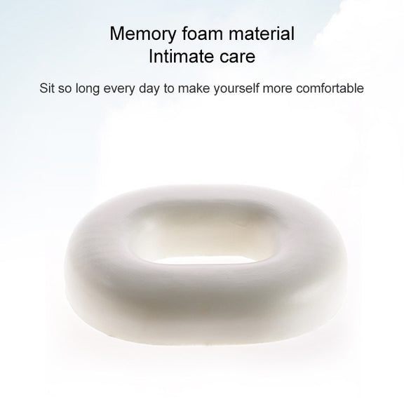 Slow Resilience Memory Foam Office Hip Pad After Hemorrhoids Operation Cushion(Blue)