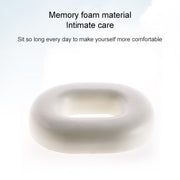 Slow Resilience Memory Foam Office Hip Pad After Hemorrhoids Operation Cushion(Coffee Color)