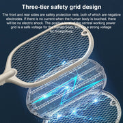 Smart Home Dual-Use Mosquito Swatter Mosquito Killer Fly Swatte(Green)