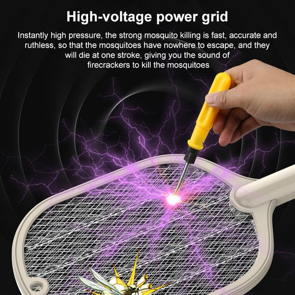 Smart Home Dual-Use Mosquito Swatter Mosquito Killer Fly Swatte(Green)
