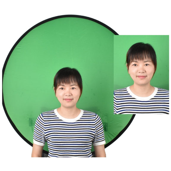 142cm EY-068 Green Background Cloth Folding ID Photo Green Screen Video Backdrop Board For E-Sports Chair