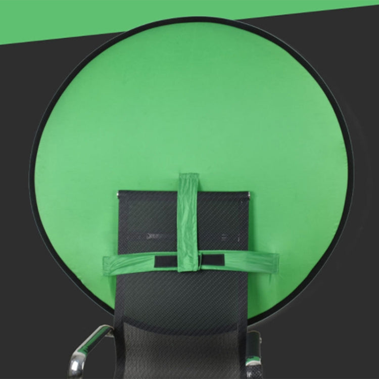 142cm EY-068 Green Background Cloth Folding ID Photo Green Screen Video Backdrop Board For E-Sports Chair