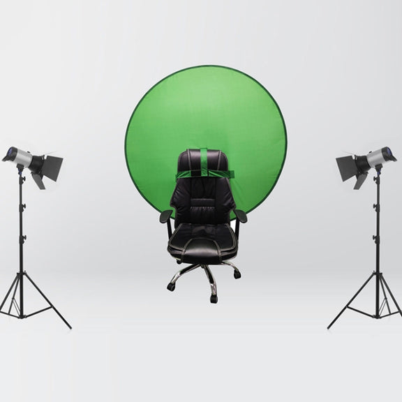 142cm EY-068 Green Background Cloth Folding ID Photo Green Screen Video Backdrop Board For E-Sports Chair