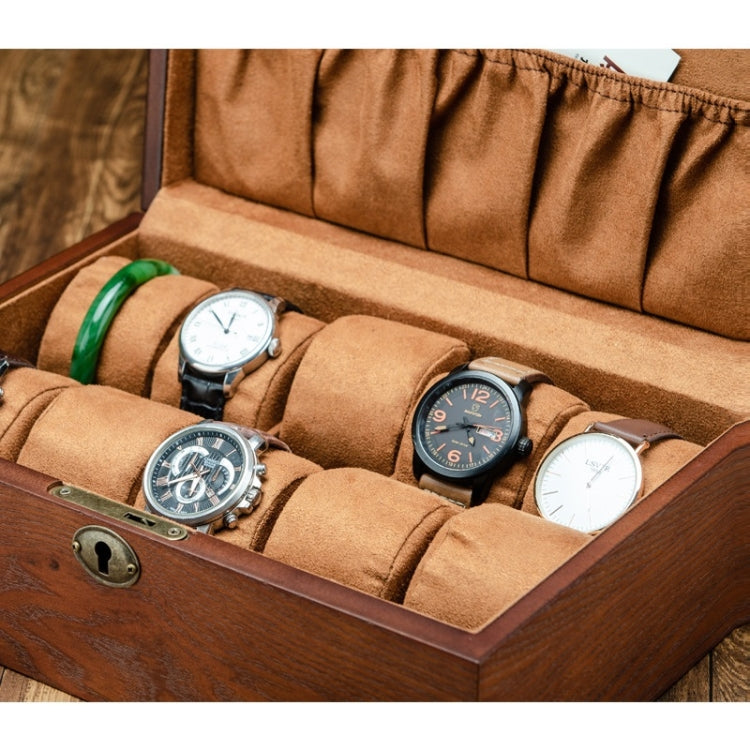 10 Epitope  Wooden Watch Box Jewelry Watch Collection Display Storage Box