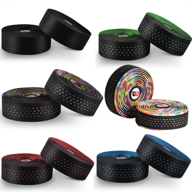 WEST BIKING Bicycle PU Non-Slip Handlebar Strap(Multilateral Color)