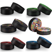 WEST BIKING Bicycle PU Non-Slip Handlebar Strap(Multilateral Color)
