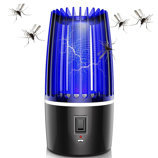 ALE-MWD-008 Home Bedroom Mute Mosquito Trap Mosquito Lamp Outdoor Non-Radiation Fly Mosquito Repellent, Product specifications: Charging Type 2000 MAH(Black)
