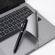 JRC 2 In 1 Full Support Sticker + Touchpad Film Computer Full Wrist Support Sticker Set For MacBook Air 13.3 A1932 (2018)(Deep Gray)
