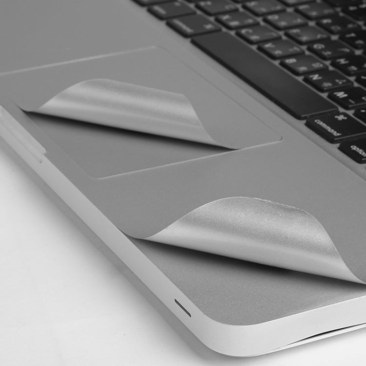 JRC 2 In 1 Full Support Sticker + Touchpad Film Computer Full Wrist Support Sticker Set For MacBook Air 13.3 A1932 (2018)(Deep Gray)