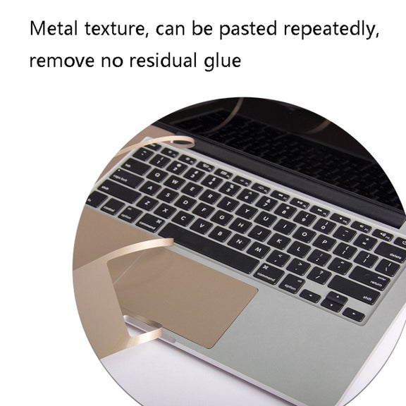 JRC 2 In 1 Full Support Sticker + Touchpad Film Computer Full Wrist Support Sticker Set For MacBook Air 13.3 A1932 (2018)(Deep Gray)