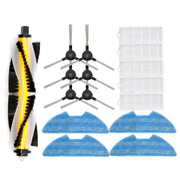Sweeper Accessories For Proscenic 811GB 911S, Specification： 1 Main Brush+3 Pair Side Brush+5 Filter+4 Rags