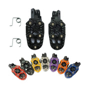 Motorcycle Modified Aluminum Alloy Foot Pedal Accessories(Black)