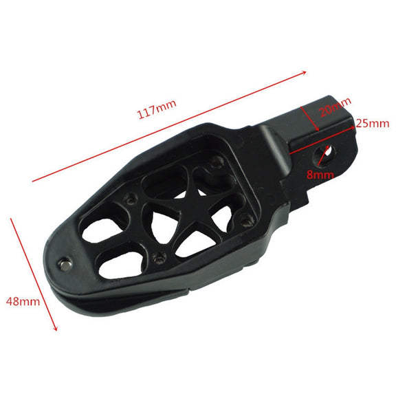 Motorcycle Modified Aluminum Alloy Foot Pedal Accessories(Purple)