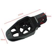 Motorcycle Modified Aluminum Alloy Foot Pedal Accessories(Orange)