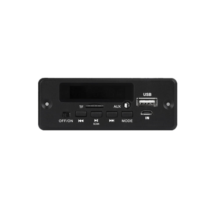 12V Folder Play With Power Amplifier MP3 Decoding Board With Recording Call Loss Motherboard With Bluetooth(Black)