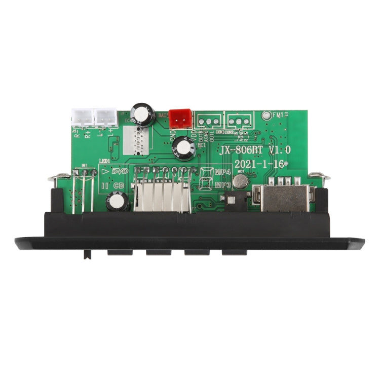 12V Folder Play With Power Amplifier MP3 Decoding Board With Recording Call Loss Motherboard With Bluetooth(Black)
