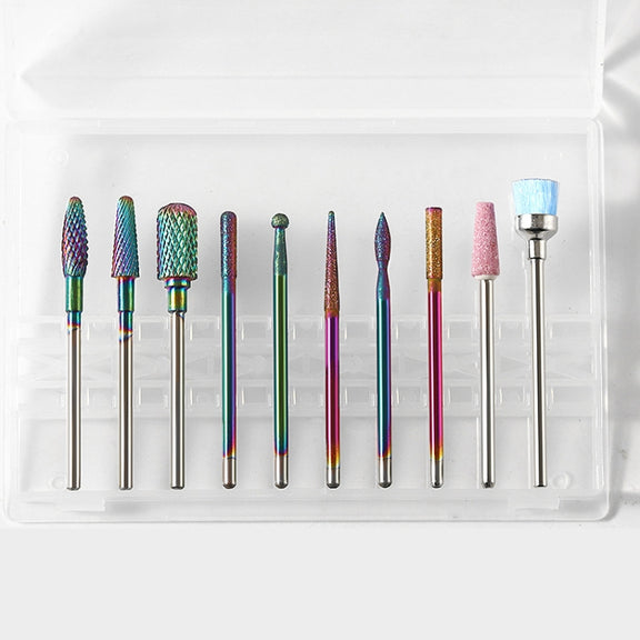 Tungsten Steel Alloy Nail Art Polished Head Set Grinding Machine Drain Brush Dead Polishing Tool, Specification: ZH06