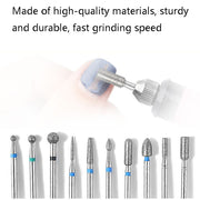 Tungsten Steel Alloy Nail Art Polished Head Set Grinding Machine Drain Brush Dead Polishing Tool, Specification: ZH06