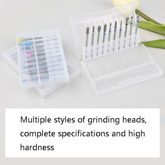Tungsten Steel Alloy Nail Art Polished Head Set Grinding Machine Drain Brush Dead Polishing Tool, Specification: ZH06