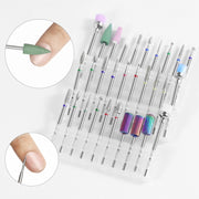 Tungsten Steel Alloy Nail Art Polished Head Set Grinding Machine Drain Brush Dead Polishing Tool, Specification: ZH06