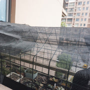 Rainproof Awning Thermal Insulation Round Wire Mesh Flower Stand Sun Shed, Specification: 50x48x36cm