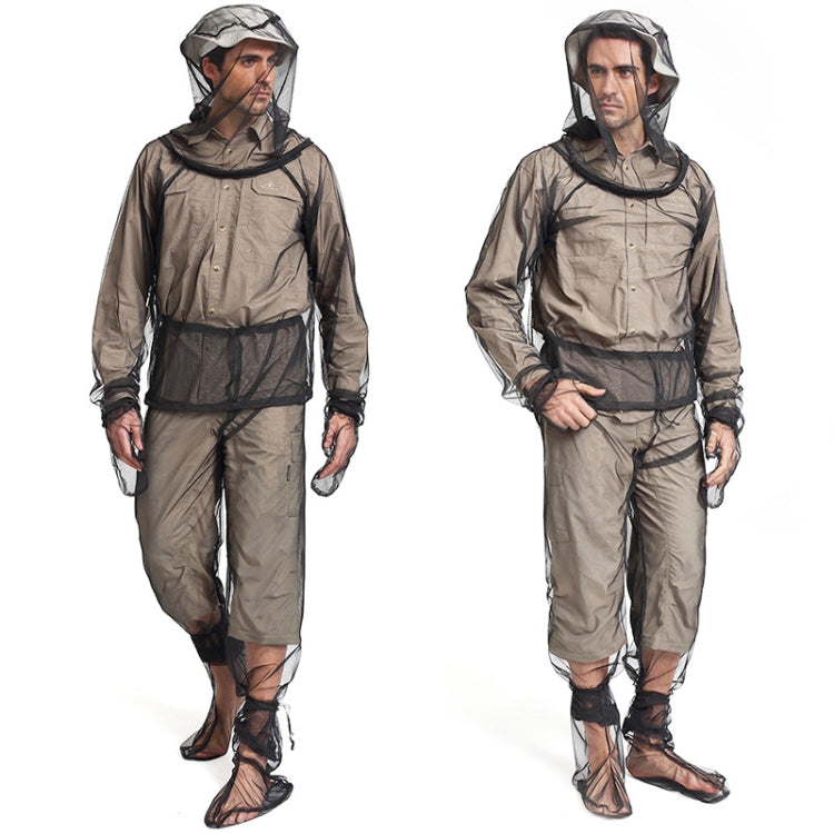 Camping Adventure Anti-Mosquito Suit Summer Fishing Breathable Mesh Clothes, Specification: Four-piece(L / XL)