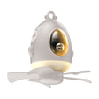 MF023 Airplane Night Light Ceiling Fan Household USB Remote Control Fan(White) - Electric Fans by PMC TechLife | Online Shopping South Africa | PMC TechLife | Buy Now Pay Later Mobicred