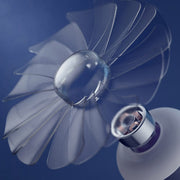 MF023 Airplane Night Light Ceiling Fan Household USB Remote Control Fan(White)