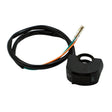 5 PCS Motorcycle Handlebar Tap Switch LED Headlight Break Extinguishing Fire Double Flash Switch(Black Button) - Electrical System by PMC TechLife | Online Shopping South Africa | PMC TechLife | Buy Now Pay Later Mobicred