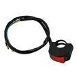 5 PCS Motorcycle Handlebar Tap Switch LED Headlight Break Extinguishing Fire Double Flash Switch(Red Button) - Electrical System by PMC TechLife | Online Shopping South Africa | PMC TechLife | Buy Now Pay Later Mobicred