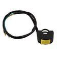 5 PCS Motorcycle Handlebar Tap Switch LED Headlight Break Extinguishing Fire Double Flash Switch(Yellow Btton) - Electrical System by PMC TechLife | Online Shopping South Africa | PMC TechLife | Buy Now Pay Later Mobicred