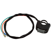 5 PCS Motorcycle Handlebar Tap Switch LED Headlight Break Extinguishing Fire Double Flash Switch(Grey Button)