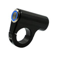 Motorcycle Electric Car Modified Accessories Faucet Handlebar Aluminum Alloy Speaker Large Light Shot Lamp Switch(Blue Light Self-lock Protruding Button 5 Line) - Electrical System by PMC TechLife | Online Shopping South Africa | PMC TechLife | Buy Now Pay Later Mobicred