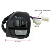 Motorcycle Accessories Handle Switch Assembly Handle Combination Switch For Yamaha MIO / LC135