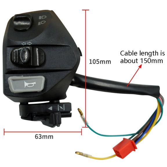 Motorcycle Accessories Handle Switch Assembly Handle Combination Switch For Yamaha MIO / LC135