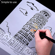 2 London Bridge Construction Series Painting Template Theme City A4 Label Template