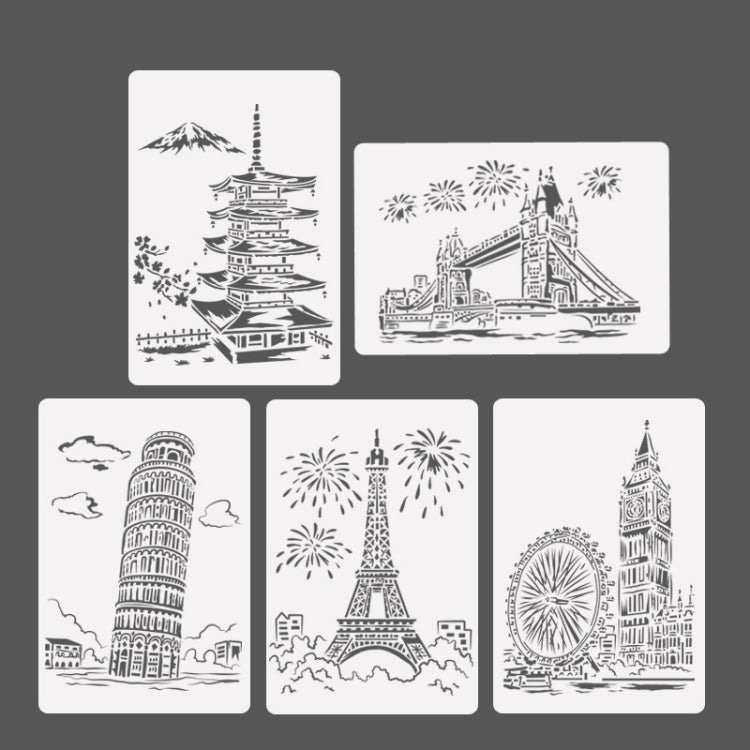 4 Big Ben Construction Series Painting Template Theme City A4 Label Template