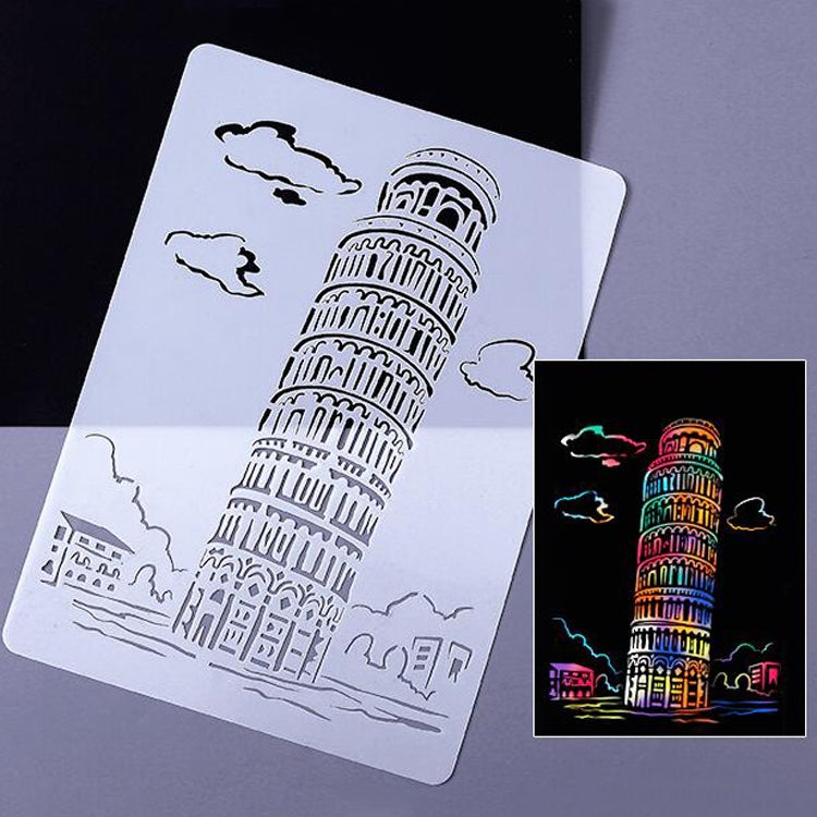 4 Big Ben Construction Series Painting Template Theme City A4 Label Template