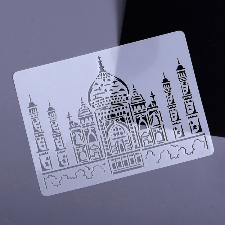 5 Taj Mahal Construction Series Painting Template Theme City A4 Label Template