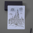 7 Castle Construction Series Painting Template Theme City A4 Label Template - Art Supplies by PMC TechLife | Online Shopping South Africa | PMC TechLife | Buy Now Pay Later Mobicred